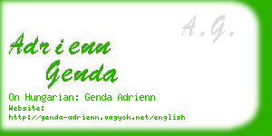 adrienn genda business card